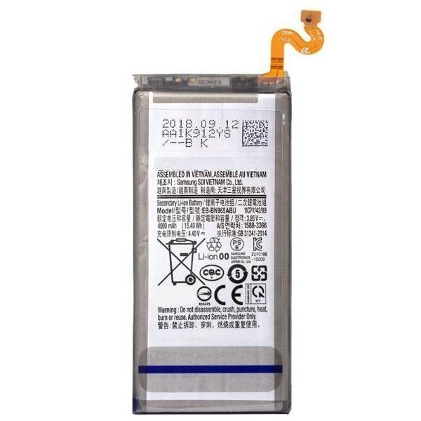 Batería para Samsung Galaxy Note 9 n960F 4000mAh