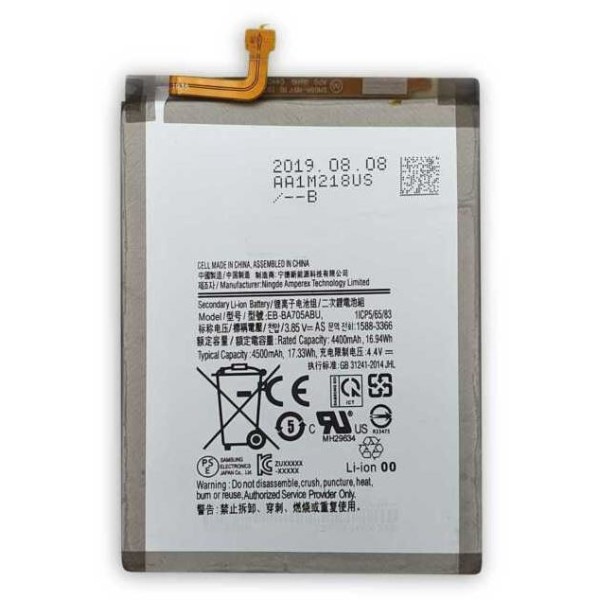 Bateria Samsung Galaxy A70  A70s A705F  EB-BA705ABU 4400 mha