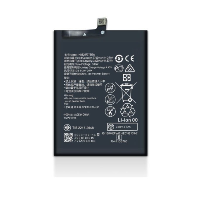 Bateria Huawei P40 HB525777EEW  HB525777ECW 3700Mah