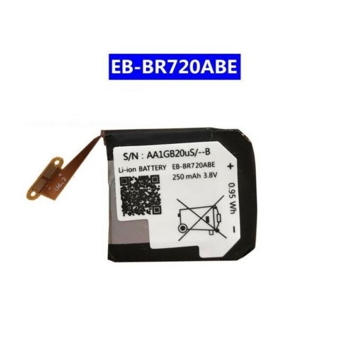 Bateria Samsung Gear S2, R720 R720X R732 EB-BR720ABE de 250mAH
