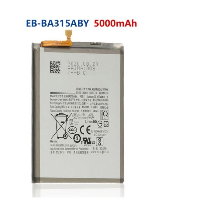 Bateria Samsung Galaxy A31 SM-A315 EB-BA315ABY 4860mAh