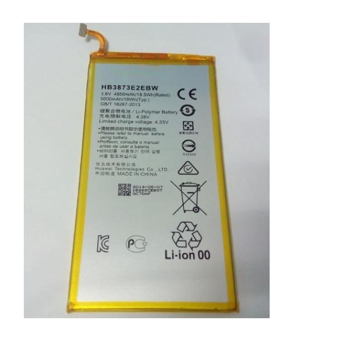 Batería Huawei Honor X1 HB3873E2EBW 7D-501U 7D-503L battery 4850 mha