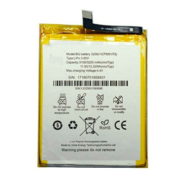 Bateria BQ Aquaris X5 Plus  3200mAh