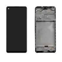 Pantalla Samsung Galaxy A21S  A217  CON MARCO SERVICE PACK Calidad Original (LCD/display + digitalizador/táctil) 