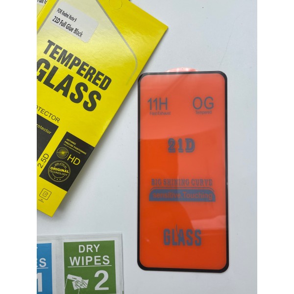 Cristal templado 21D REDMI Note 9 Xiaomi Redmi 10X protector pantalla