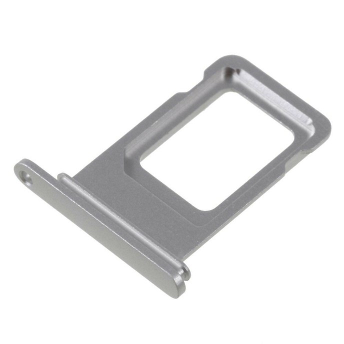 Bandeja SIM iPhone XR PLATA soporte adaptador SIM PREMIUM