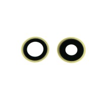 Lente de cámara iPhone 11, (2 piezas) cubierta de cámara color ORO PREMIUM