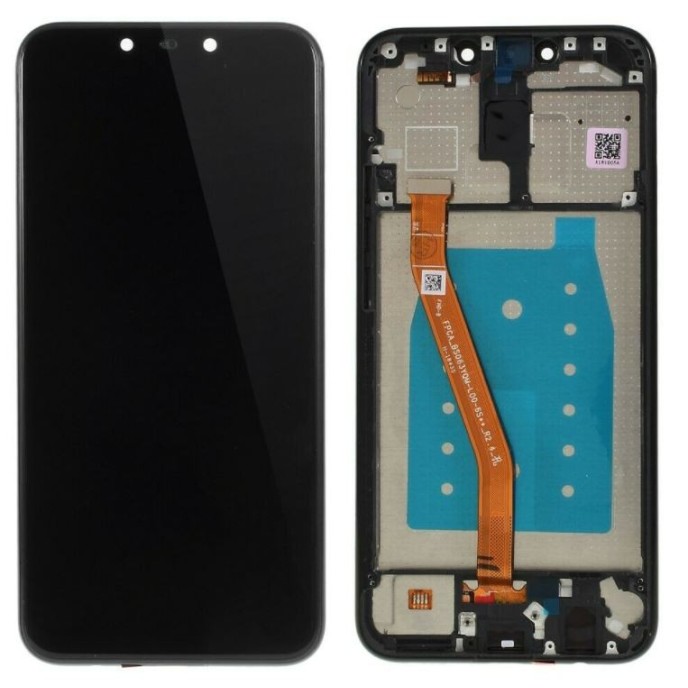 Pantalla con MARCO Huawei Mate 20 LITE NEGRO PREMIUM  SNE-LX1 SNE-LX2 SNE-LX3 (LCD/display + digitalizador/táctil)