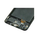 Pantalla con MARCO Samsung A20 A205F SERVICE PACK  (LCD/display + digitalizador/táctil) 
