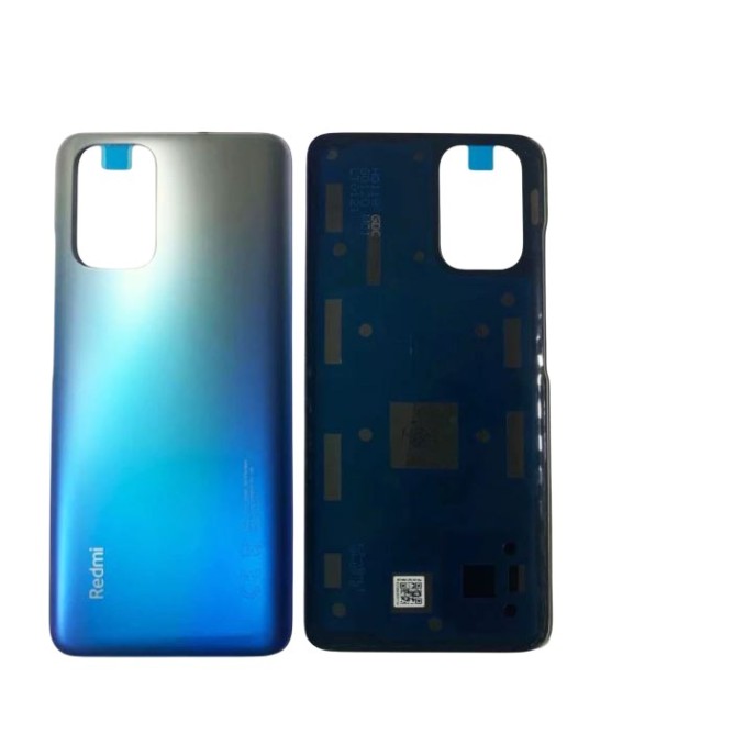 Tapa trasera Xiaomi Redmi Note 10 AZUL M2101K7AI M2101K7AG tapa cubre bateria back cover