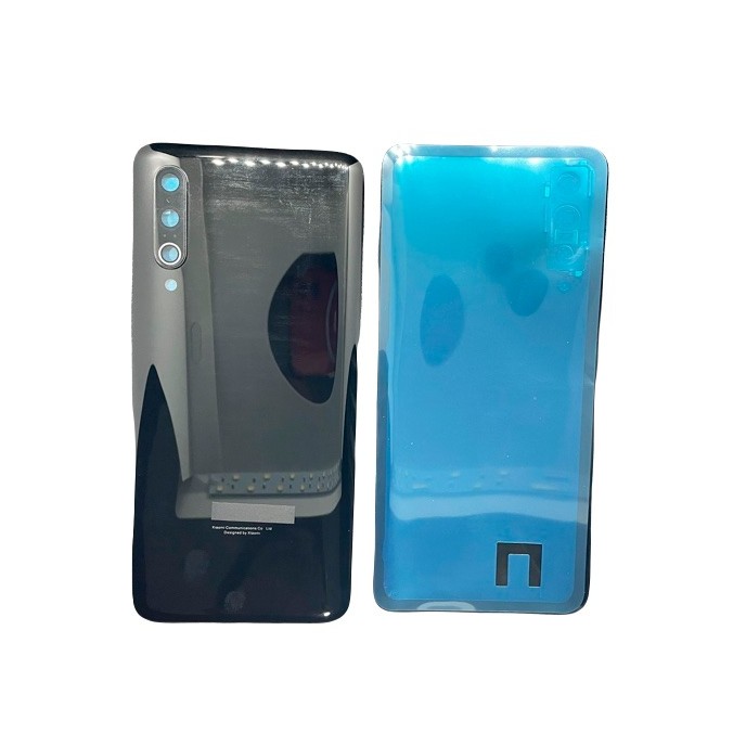 Tapa Xiaomi Mi9 mi 9 NEGRA CON LENTE mi9 back cover tapa cubre bateria