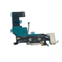 Flex conector carga iPhone SE BLANCA microfono antena placa carga PREMIUM