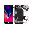 Pantalla iPhone 7 FULL SET NEGRA (con componentes) (incluye Botón Home + Altavoz + Cámara frontal)  (LCD + táctil) 