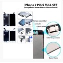 Pantalla iPhone 7 PLUS FULL SET BLANCA (con componentes) (incluye Botón Home + Altavoz + Cámara frontal)  (LCD + táctil) 