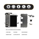 Pantalla iPhone 7 PLUS FULL SET BLANCA (con componentes) (incluye Botón Home + Altavoz + Cámara frontal)  (LCD + táctil) 