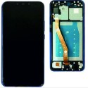 Pantalla con MARCO Huawei Mate 20 LITE AZUL PREMIUM  SNE-LX1 SNE-LX2 SNE-LX3 (LCD/display + digitalizador/táctil)