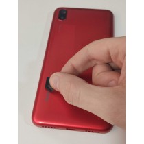 Tapa Xiaomi REDMI 7A ROJA CON LENTE back cover tapa cubre bateria 