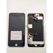 Pantalla iPhone 8 PLUS FULL SET NEGRA con componentes (incluye Altavoz + Cámara frontal)  (LCD + táctil) 