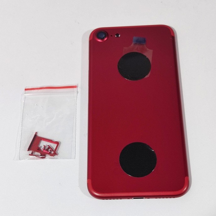 Tapa chasis iPhone 7 ROJO Carcasa trasera iPhone 7 chasis tapa trasera 