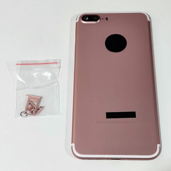  Carcasa chasis iPhone 7 PLUS ORO ROSA chasis tapa trasera iPhone 7 PLUS
