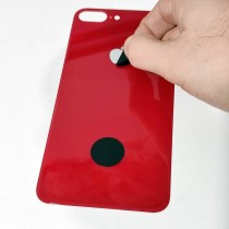 Tapa trasera iPhone 8 Plus ROJA FACIL INSTALACION A1863 A1905 A1906 tapa bateria