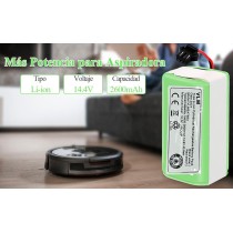 Batería Cecotec Conga Excellence 990 14.4V 2600mah 950 1090 DEEBOT N79S N79 Eufy RoboVac 11 11S 30 30C 35C IKOHS NETBOT S14 S15
