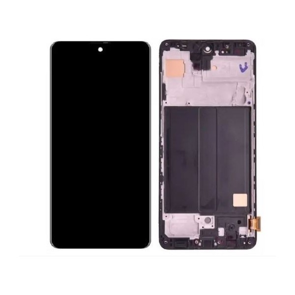Pantalla OLED con MARCO Samsung Galaxy A51 A515 BIG GLASS (LCD/display + digitalizador/táctil) 