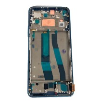 Pantalla Xiaomi con MARCO Azul Mi 11 Lite 4G M2101K9AG Mi 11 Lite 5G M2101K9G PREMIUM (LCD/display + digitalizador/táctil)