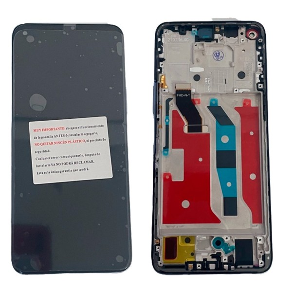 Pantalla con Marco Plata Huawei Honor 50 Lite NTN-L22  PREMIUM (LCD/display + digitalizador/táctil)