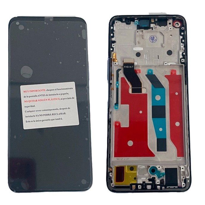 Pantalla con Marco Plata Huawei Honor 50 Lite NTN-L22  PREMIUM (LCD/display + digitalizador/táctil)