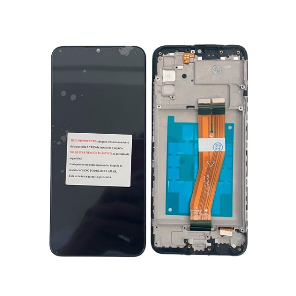 Pantalla con MARCO Samsung Galaxy A02s A025 SM-A025F calidad Service pack (LCD/display + digitalizador/táctil) 