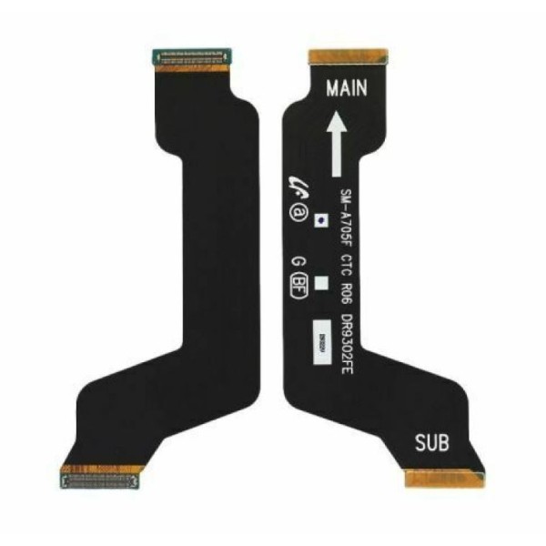 Flex central Samsung A70 SM-A705F/DS Flex principal interconector de placa base a placa auxiliar