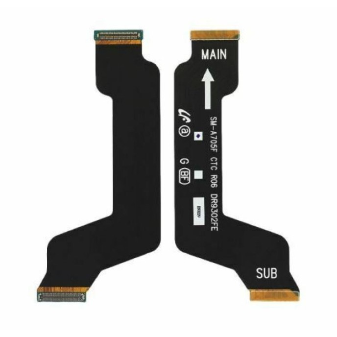 Flex central Samsung A70 SM-A705F/DS Flex principal interconector de placa base a placa auxiliar