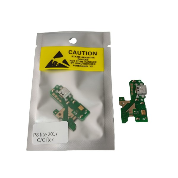 Modulo Conector de Carga microUSB y Micrófono para Huawei P8 Lite 2017 PRA-LX1 Honor 8 Lite 2017 calidad media-alta