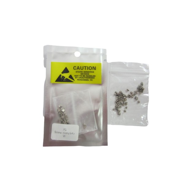 Set de Tornillos para iPhone 7  blanco / plata