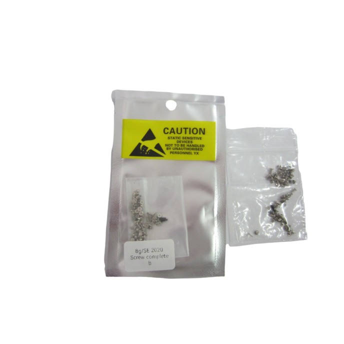Set de Tornillos para iPhone  8 negro