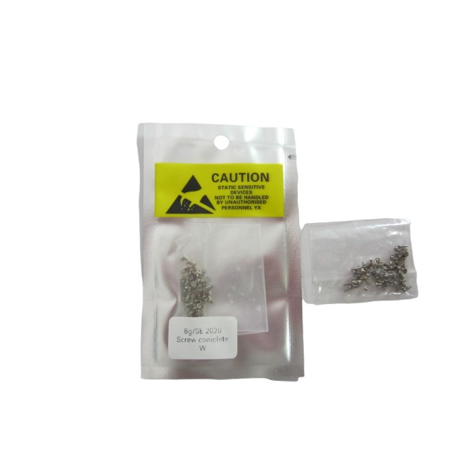 Set de Tornillos para iPhone 8  blanco / plata
