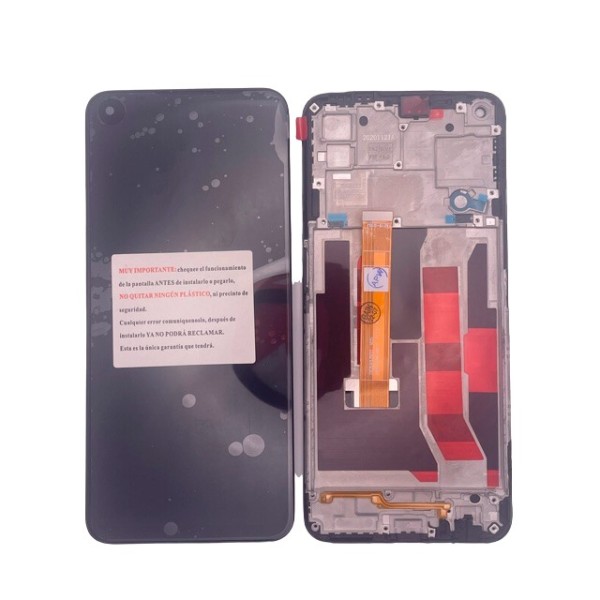 Pantalla con MARCO Oppo A73 5G CPH2161 calidad Premium (LCD/display + digitalizador/táctil)