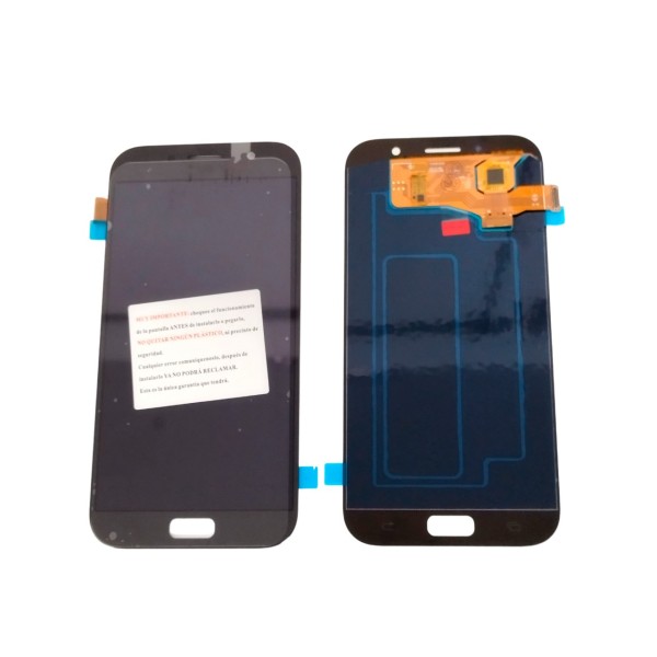 Pantalla Samsung A7 2017 a720 NEGRA sin logo OLED (LCD/display + digitalizador/táctil) 