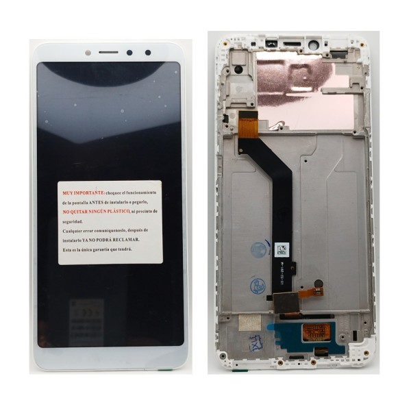 Pantalla Xiaomi Redmi S2 con MARCO BLANCO sin logo (LCD/display + digitalizador/táctil) 