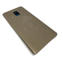 Tapa Trasera para Samsung Galaxy A8 PLUS 2018 A730F DORADA CON LENTE back cover