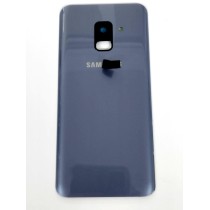 Tapa Trasera para Samsung Galaxy A8 2018 A530F GREY CON LENTE back cover