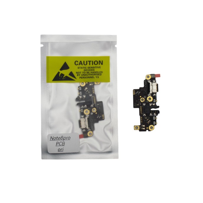 Placa de carga XIAOMI REDMI NOTE 8 PRO conector carga tipo C ANTENA MICROFONO modulo de carga Calidad Original PREMIUM