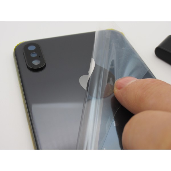 Tapa chasis iPhone XS MAX NEGRO Carcasa Central y Tapa Trasera