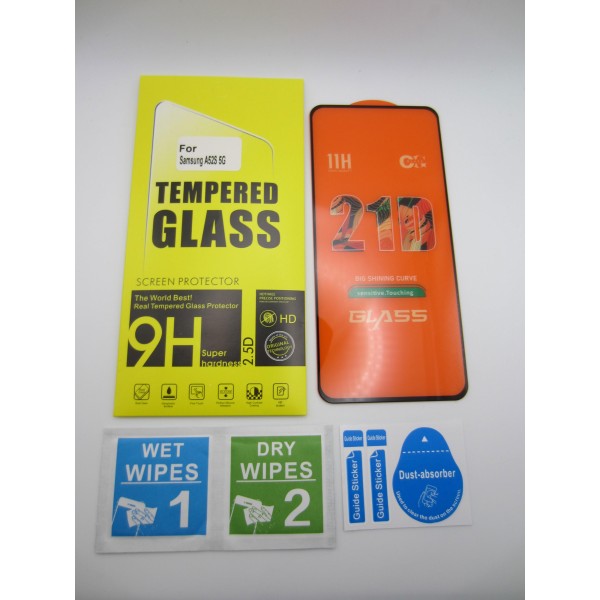 Cristal templado 3D 5D Samsung Galaxy A52s 5G protector pantalla 21D