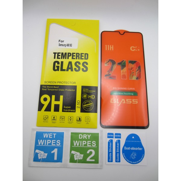 Cristal templado 3D 5D Samsung Galaxy A90 5G protector pantalla 21D