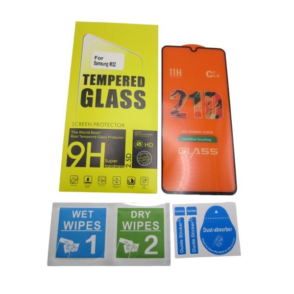 Cristal templado 3D 5D Samsung Galaxy M32 protector pantalla 21D