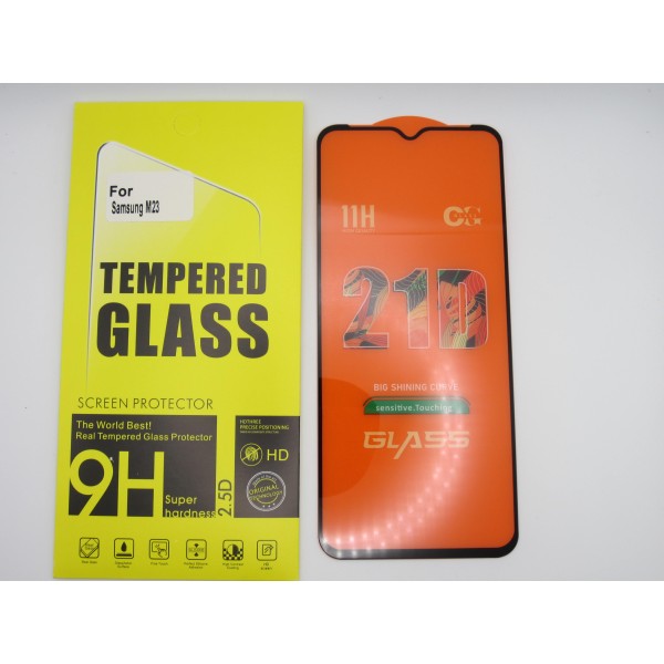 Cristal templado 3D 5D Samsung Galaxy M23 protector pantalla 21D