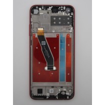 Pantalla Huawei P40 lite E, Y7p 2020 ART-L29 ROJO con MARCO Frame (LCD/display + digitalizador/táctil) 