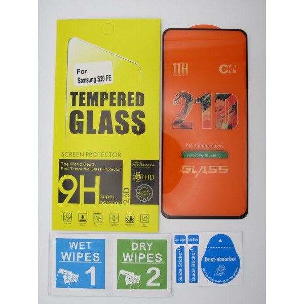 Cristal templado 3D 5D Samsung Galaxy S20 FE protector pantalla 21D